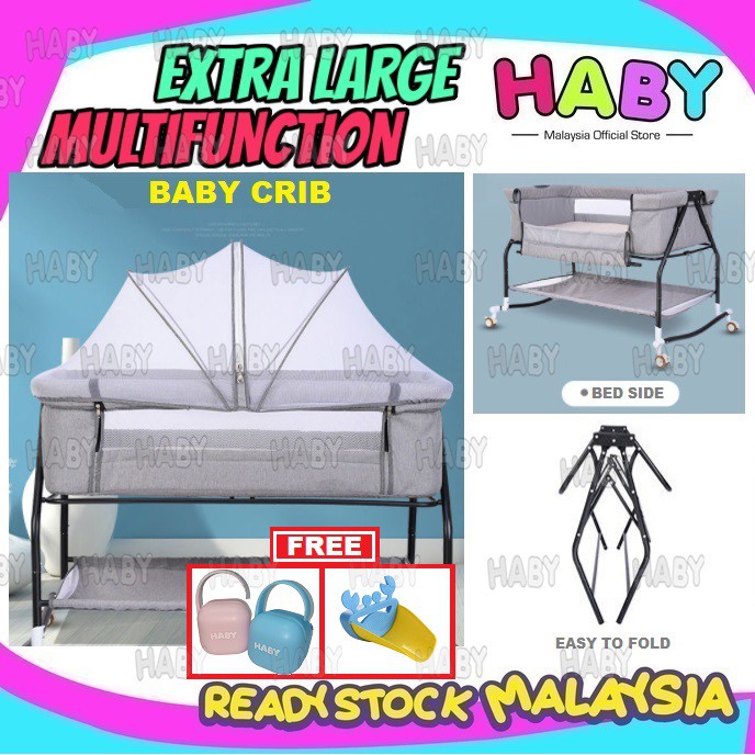 extra large travel cot bed
