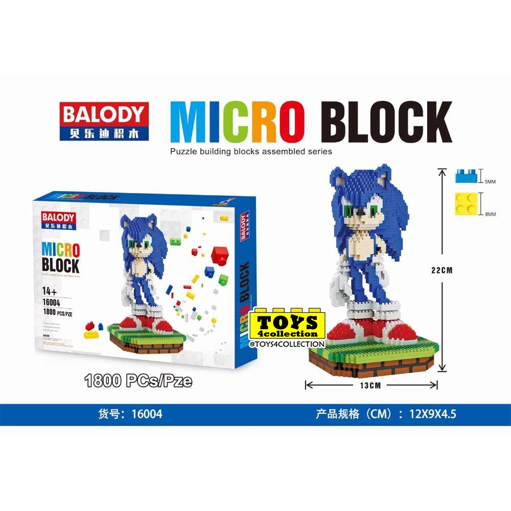 nanoblock sonic the hedgehog