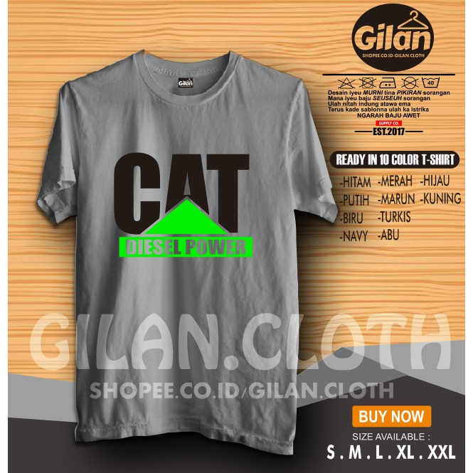 cat diesel power t shirt