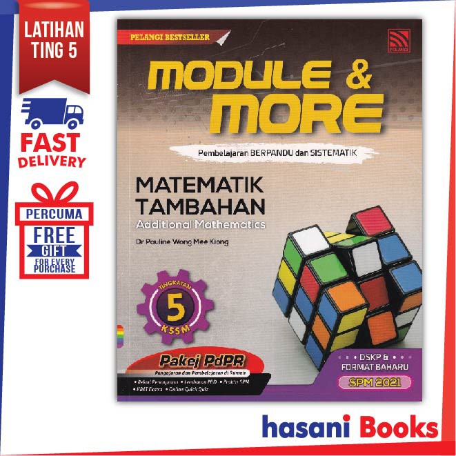 Hasani Pelangi Module More Matematik Tambahan Tingkatan 5 Dwibahasa 9789672930020 Shopee Malaysia
