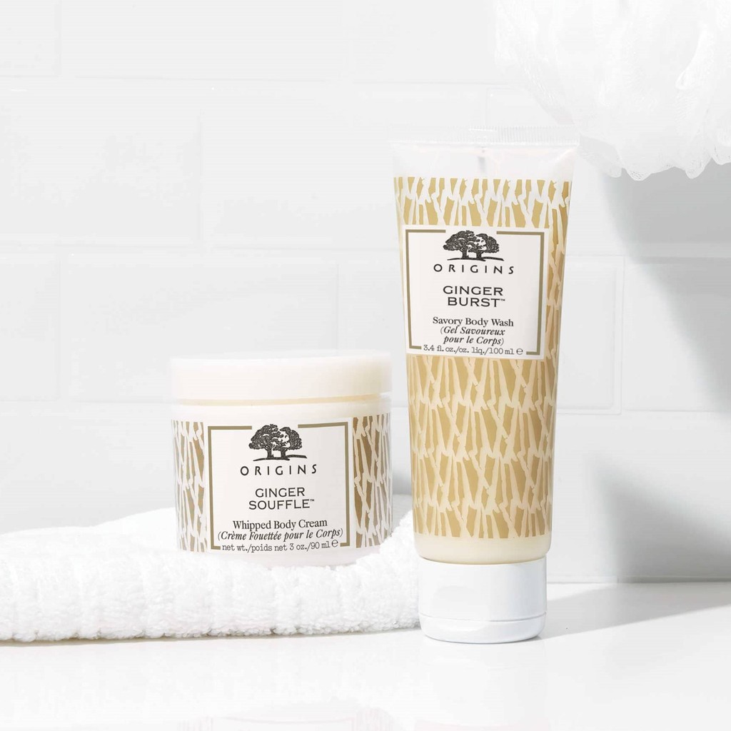 Origins Ginger Burst Savory Body Wash 75ml / Ginger Souffle Whipped