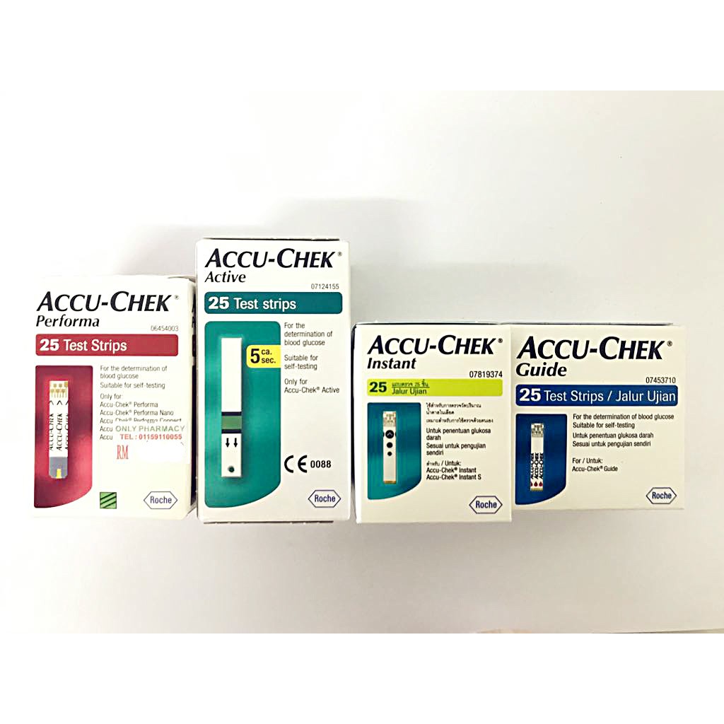 ACCUCHEK PERFORMA ACTIVE INSTANT GUIDE TEST STRIPS 25S CHECK