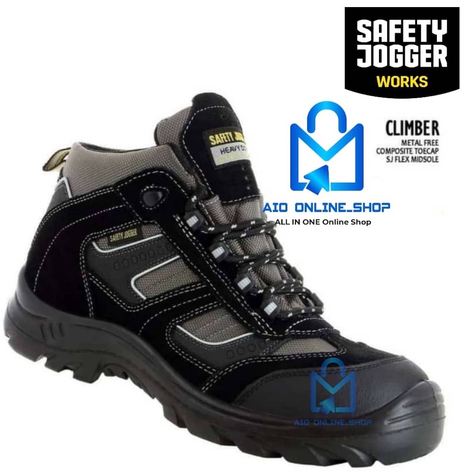 Safety Jogger Safety Shoe/Kasut Keselamatan - Climber 31 S3 SRC Mid-Cut AIO ONLINE SHOP