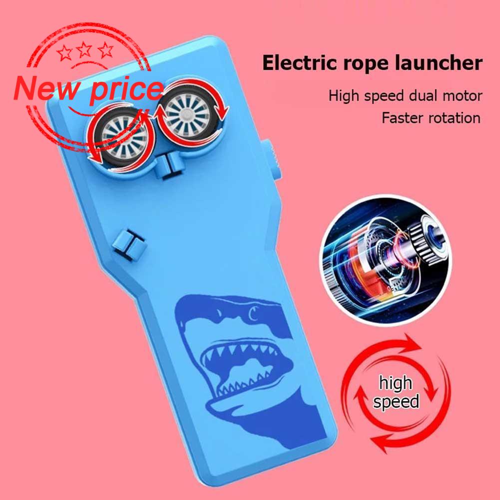 Rope Launcher Propeller With Rope String Controller Handheld Loop Lasso