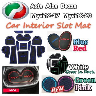 PERODUA SLOT MAT NEW ARUZ VIVA interior car MYVI OLD LAGI 