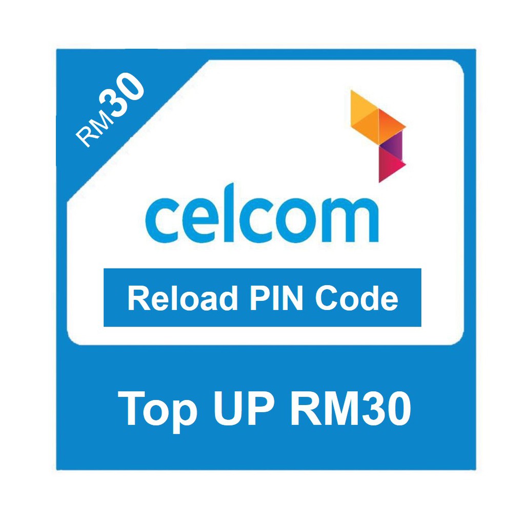 Celcom Topup Reload Pin Code Xpax Rm30 Validity 1 Year Shopee Malaysia