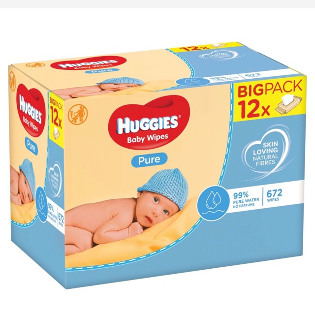 huggies baby wipes 12 pack