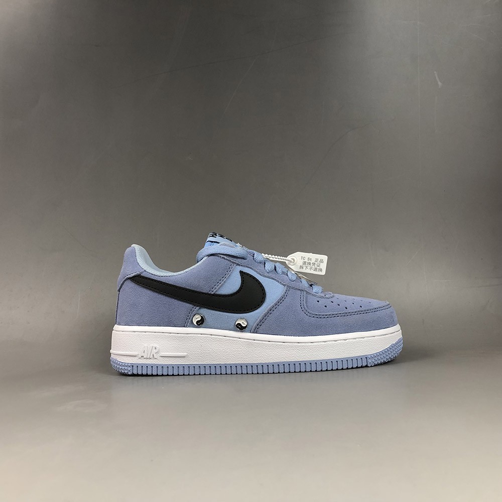 air force 1 blue black