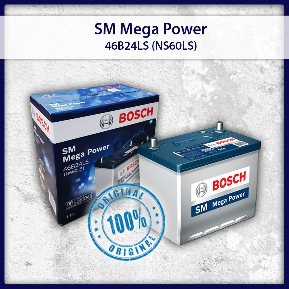 BOSCH NS60LS Car Battery MF 46B24LS