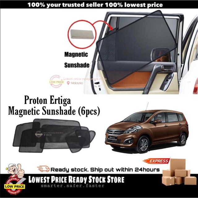 Sun Shade Proton Ertiga (6pcs) Shopee Malaysia