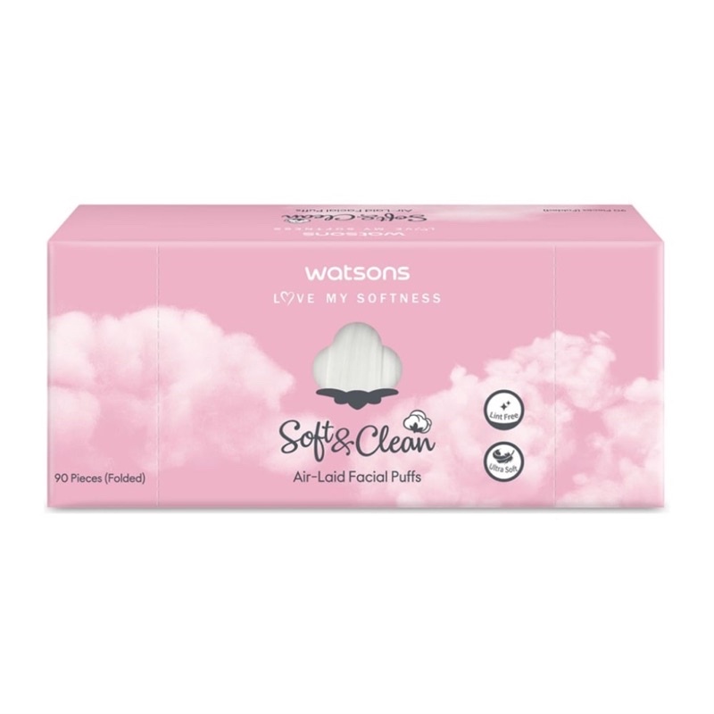 WATSONS COTTON PAD PUFF SOFT FACIAL 90s Shopee Malaysia