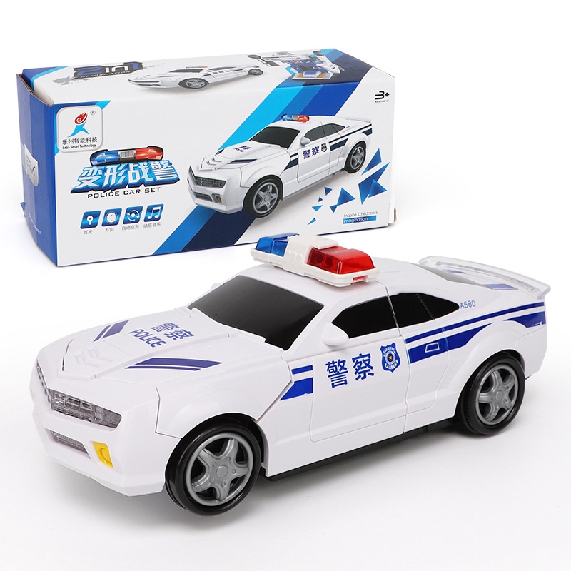 remote control transformer police car