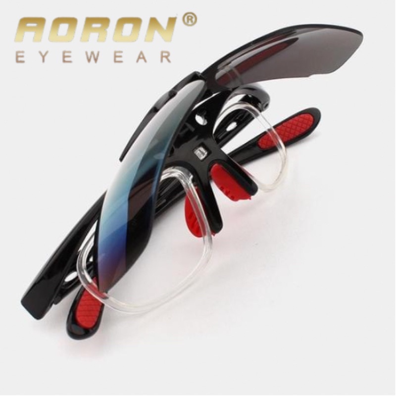Aoron Eyewear Clip On Power Glasses Flip Up Clip On Sunglasses Cermin ...