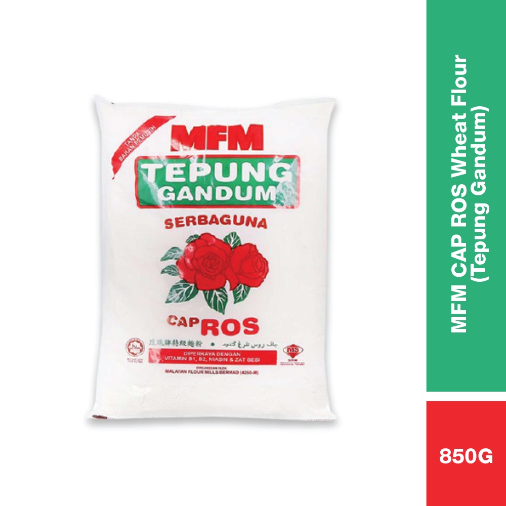 Mfm Cap Ros Tepung Gandum 850g Mfm Cap Ros Wheat Flour 850g