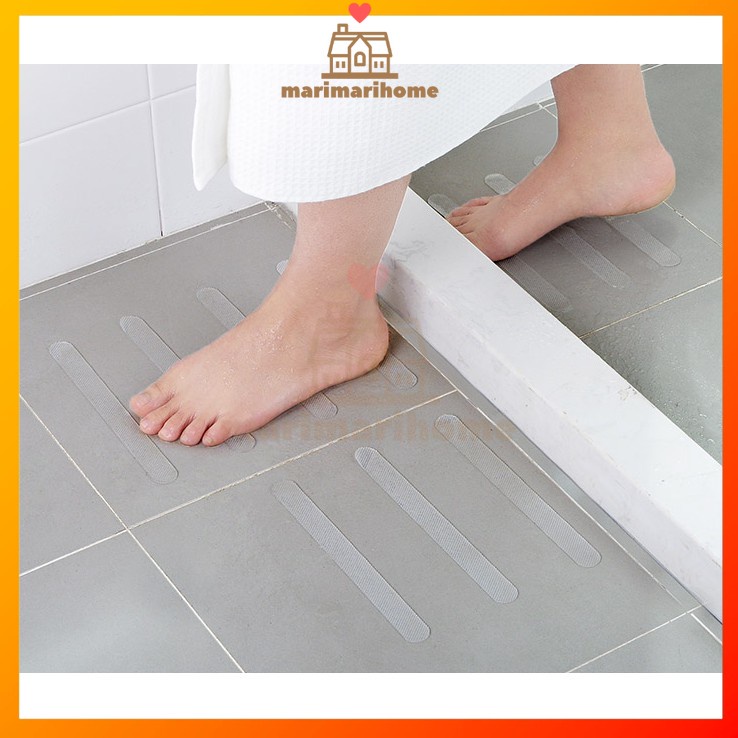 5pcs Anti Slip Bath Grip Stickers Strips Flooring Safety Tape Bathroom Non Slip Shower Shopee