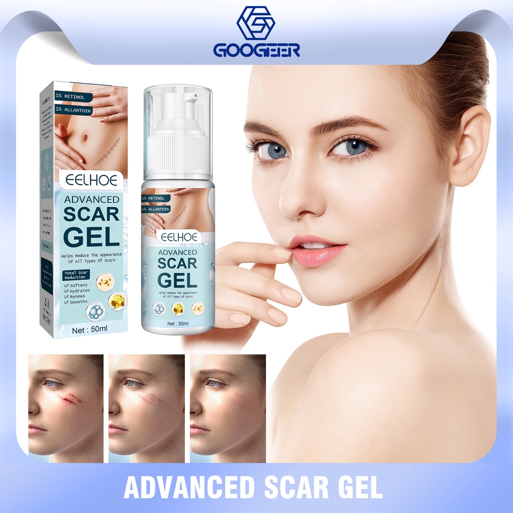 EELHOE Advanced Scar Gel Effective Acne Scar Removal Pimples Stretch Marks Remove Smoothing