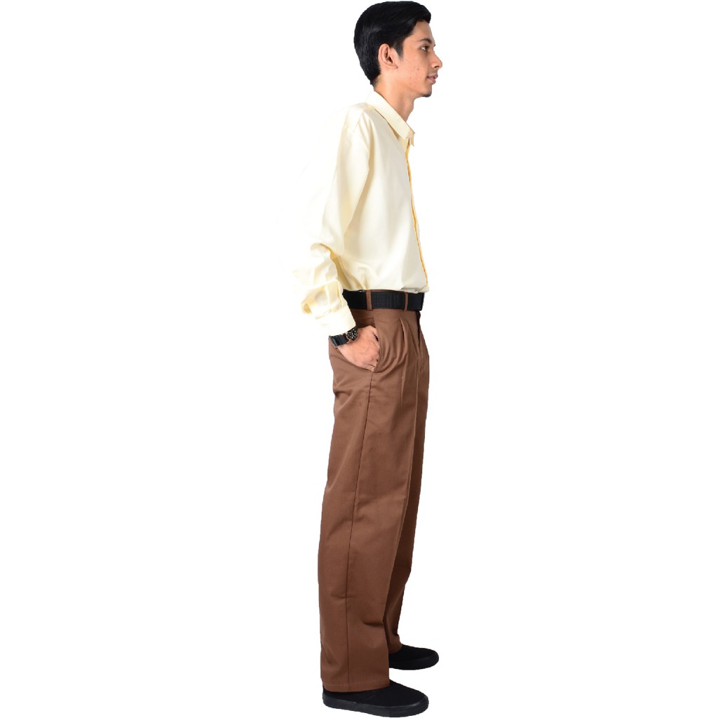 Buy Seluar Sekolah Menengah Brown Seetracker Malaysia