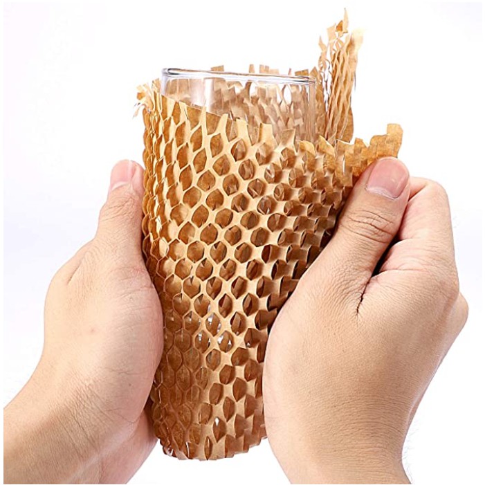 Eco Friendly Paper Bubble Wrap Cushioning Perforated Packing