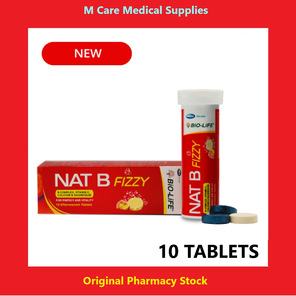 BiO-LiFE Nat B Fizzy Effervescent Tablet 10s | Shopee Malaysia