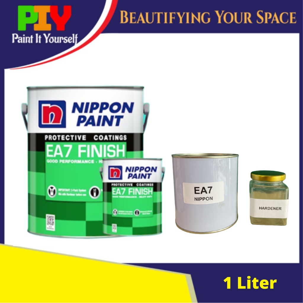 Nippon Paint EA7 Finish Floor paint (Self Packed) Cat Epoxy Cat Lantai ...