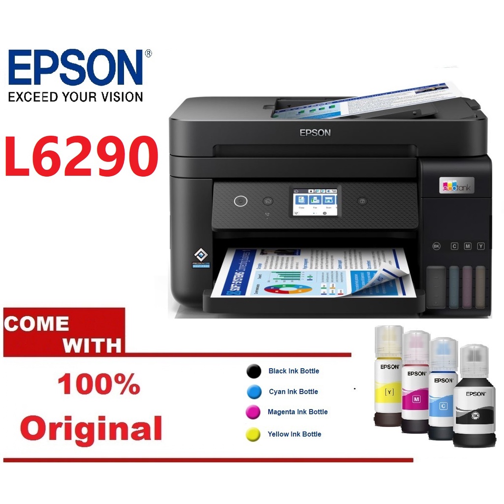 Epson L6290 / L6190 Duplex WiFi Fax AllinOne Ink Tank Printer
