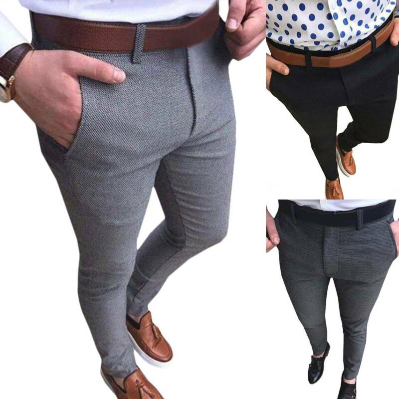 mens smart casual trousers