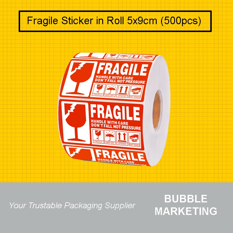 fragile sticker luggage