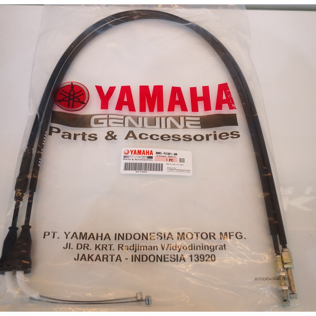 [100 Original] YAMAHA MT15 MT15 THROTTLE WIRE ASSY B8DF630100 THROTTLE OIL CABLE TALI MINYAK