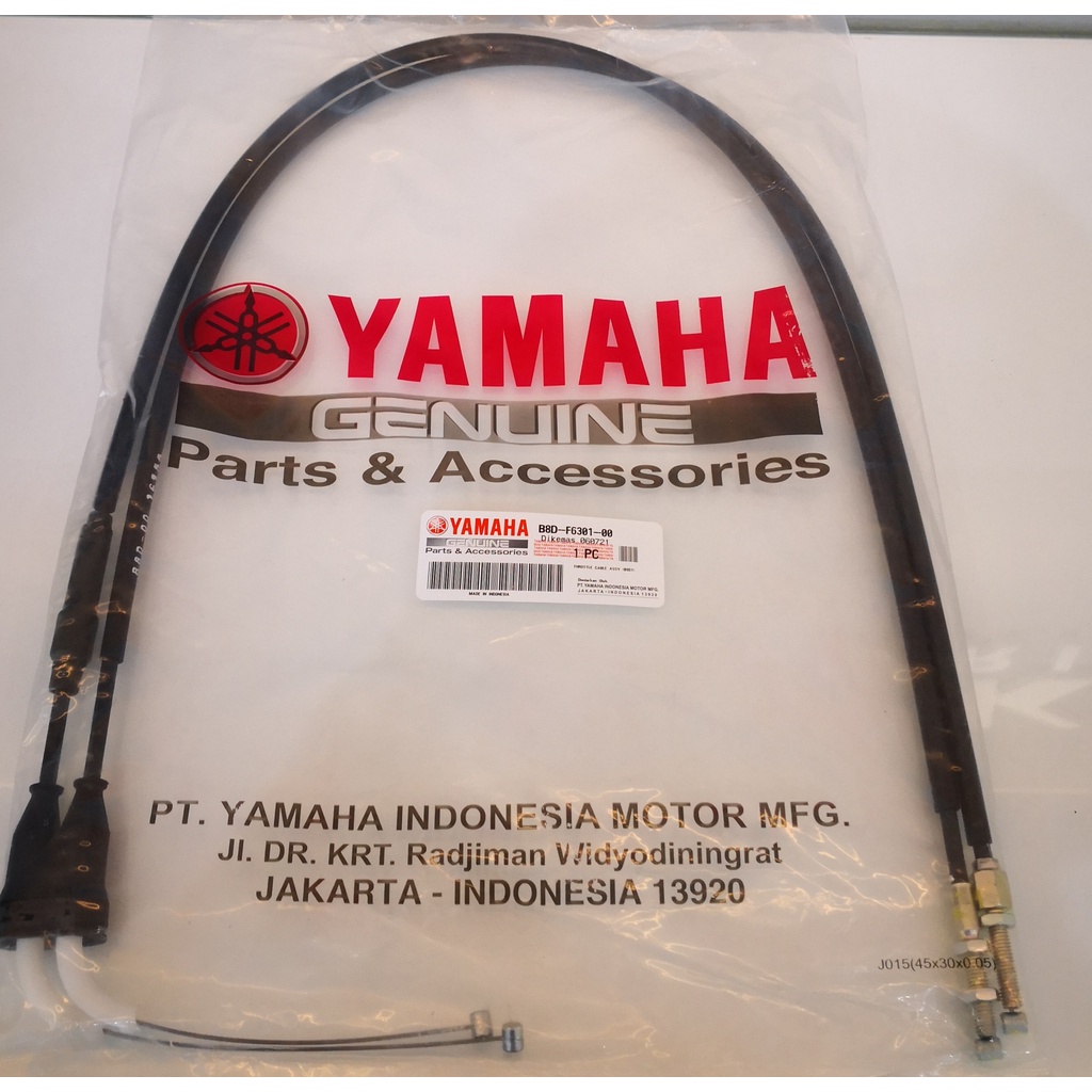 [100% Original] YAMAHA MT15 MT-15 THROTTLE WIRE ASSY B8D-F6301-00 ...