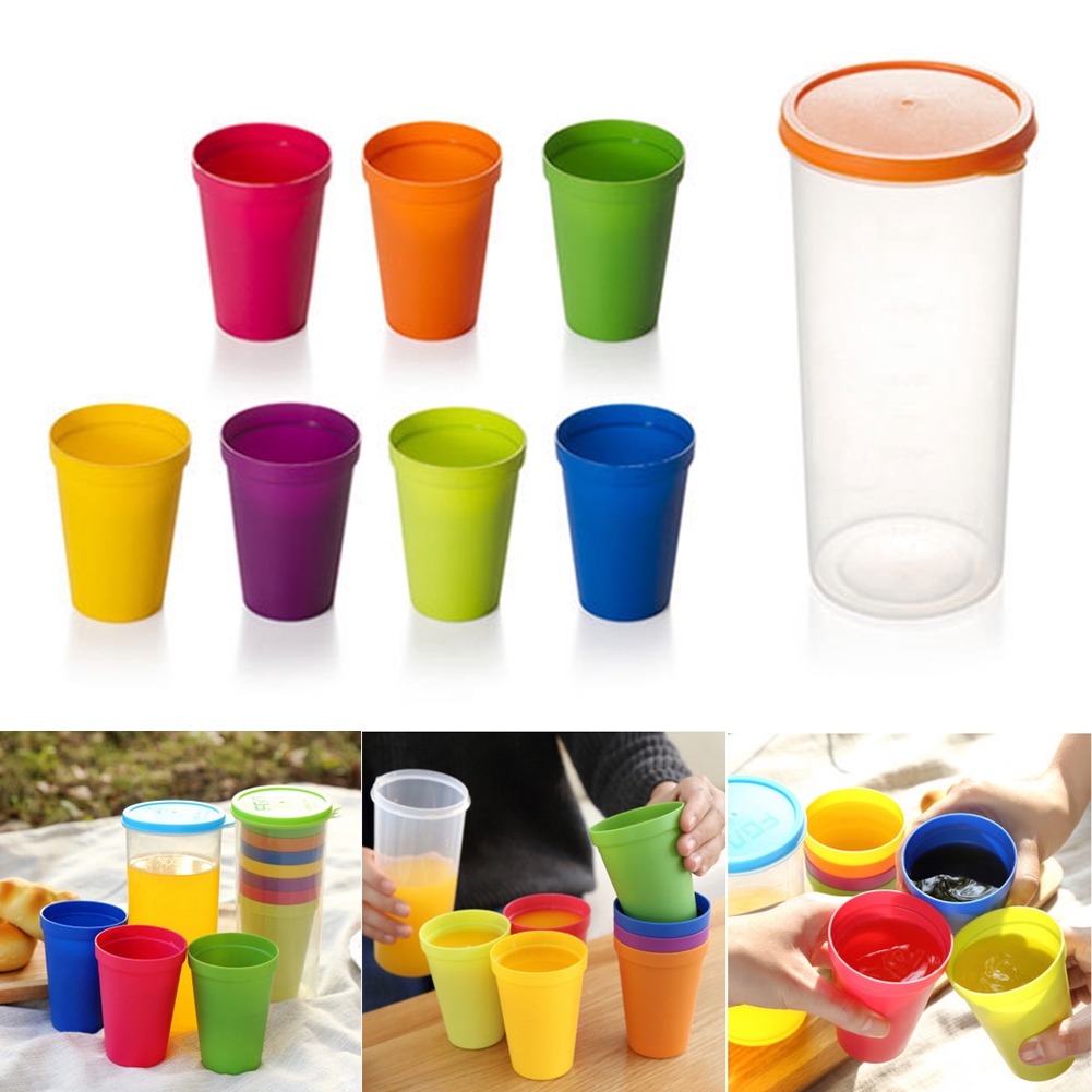 small plastic drinking cups