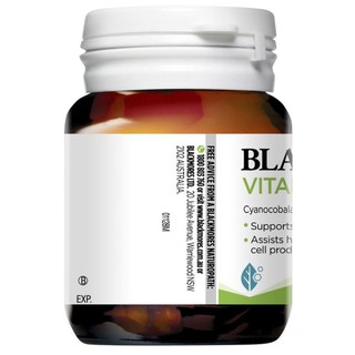Blackmores Vitamin B12 (Cyanocobalamin) 100mcg 75 Tablets ...