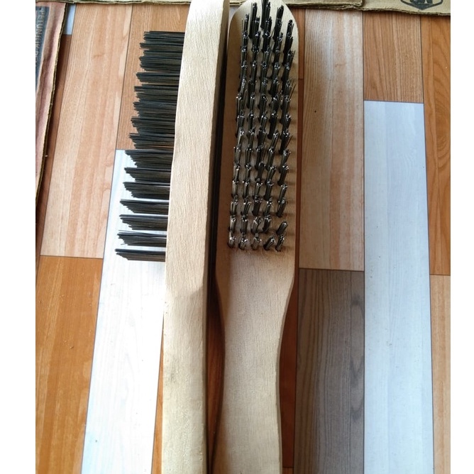 Massaki Wire Brush Wood Handle Wire Brush Shopee Malaysia