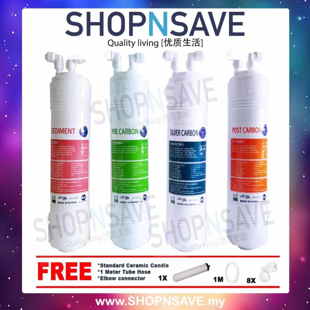 SHOPNSAVE Water Filter KOREA PuriSYS HALAL Filters Set, Sediment, Pre