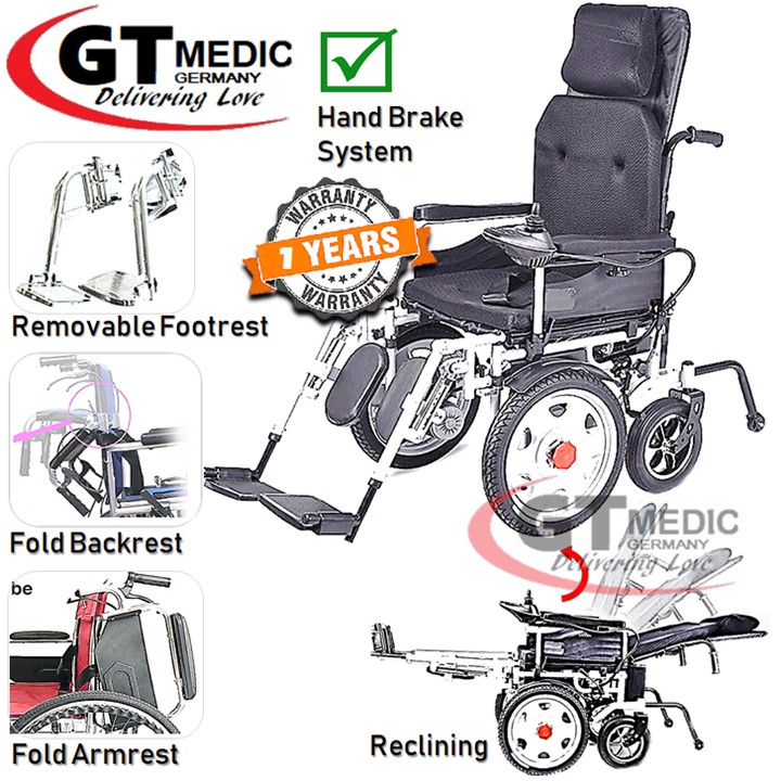 reclining electric wheelchair