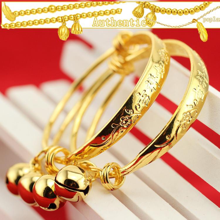 Buy Gold Baby Child Bracelet Gold Child Emas 916 Tulen Bajet Bell Bracelet Smart And Smart Long Life And Rich Seetracker Malaysia