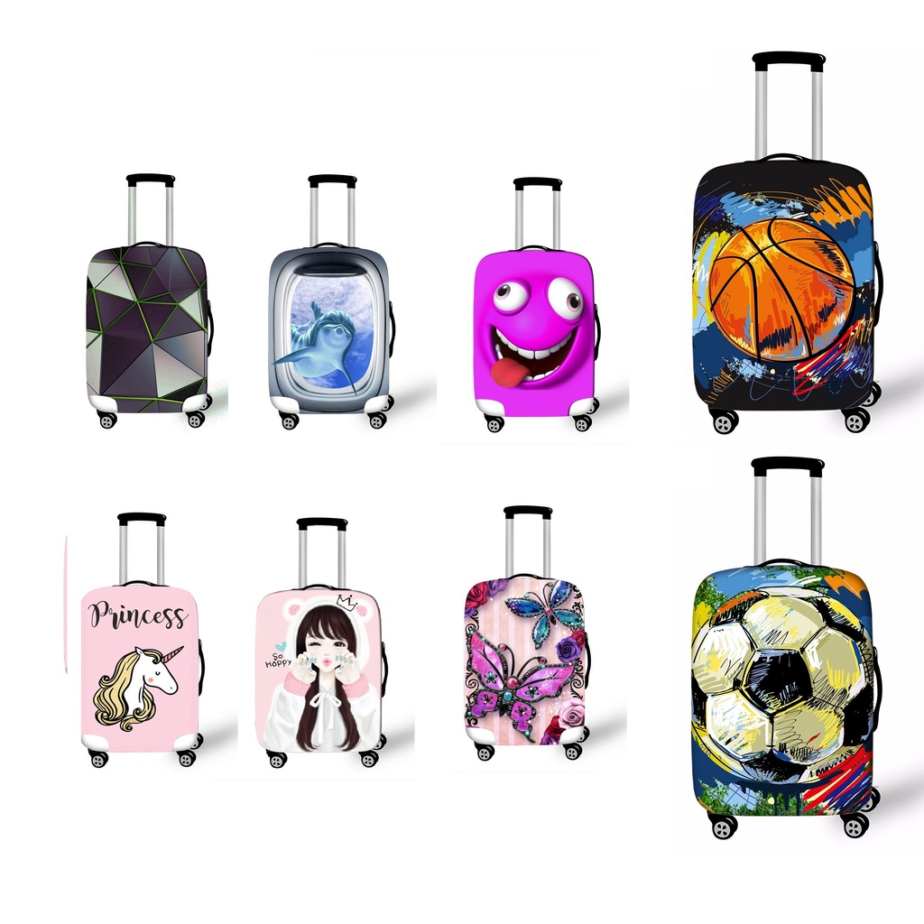 行李箱保护套 Luggage Cover Travel Suitcase Protector Travelling Series Luggage Bag Cover Luggage Bag Protector
