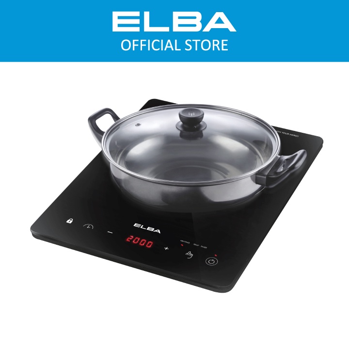ELBA Induction Cooker EICK2026(BK) Sensor Touch Panel with LED