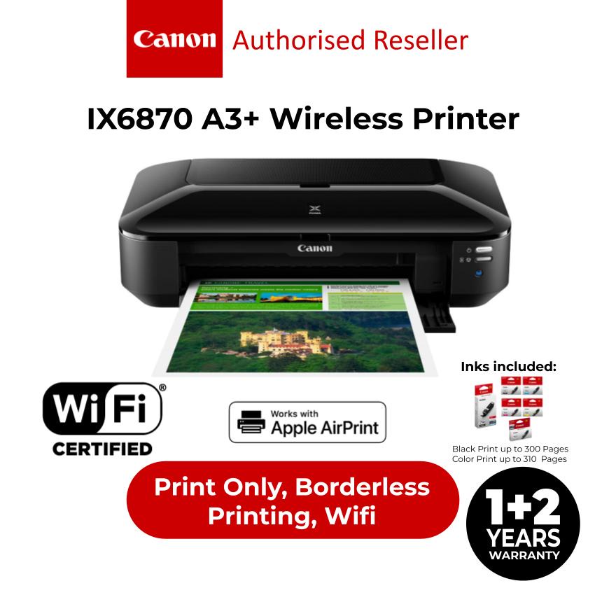 Canon PIXMA iX6870 Advanced Wireless Office Printer High performance