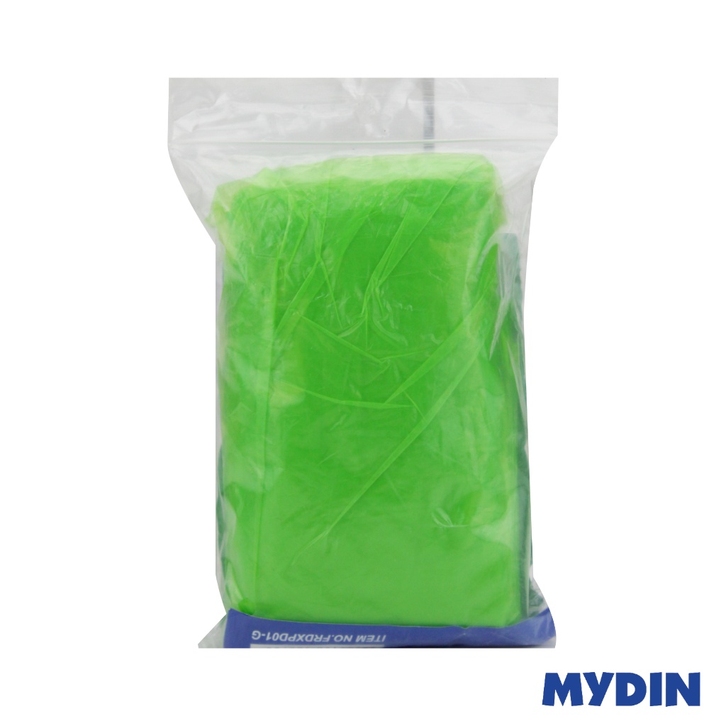 Disposable Emergency Poncho Green FRDXPD01-G