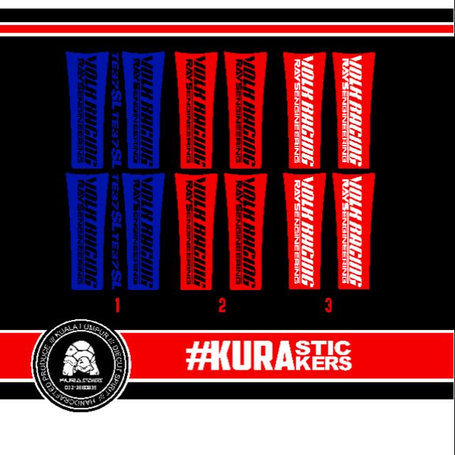 Stiker kereta. stiker kereta. Stiker Volk Racing, Ray Engineering ...