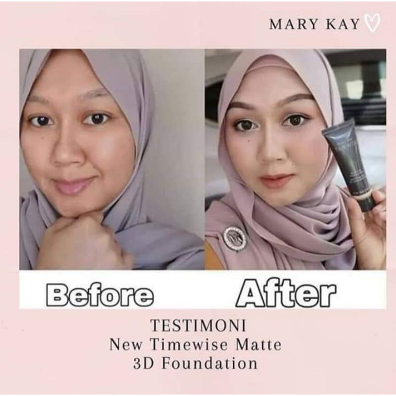 Ready Stock Foundation Timewise 3d Original Mk Shopee Malaysia