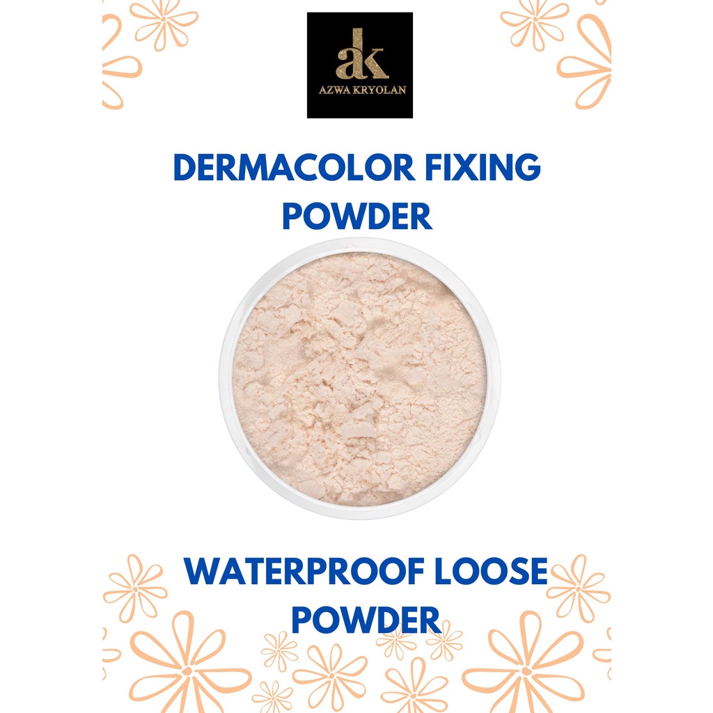 Dermacolor Fixing Powder Setting Powder Waterproof, Gebu Tahan Lama