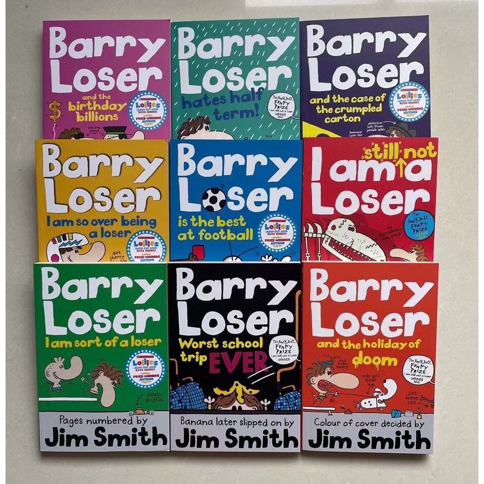 Jim Smith's Barry Loser Collection (9 Books) | Shopee Malaysia