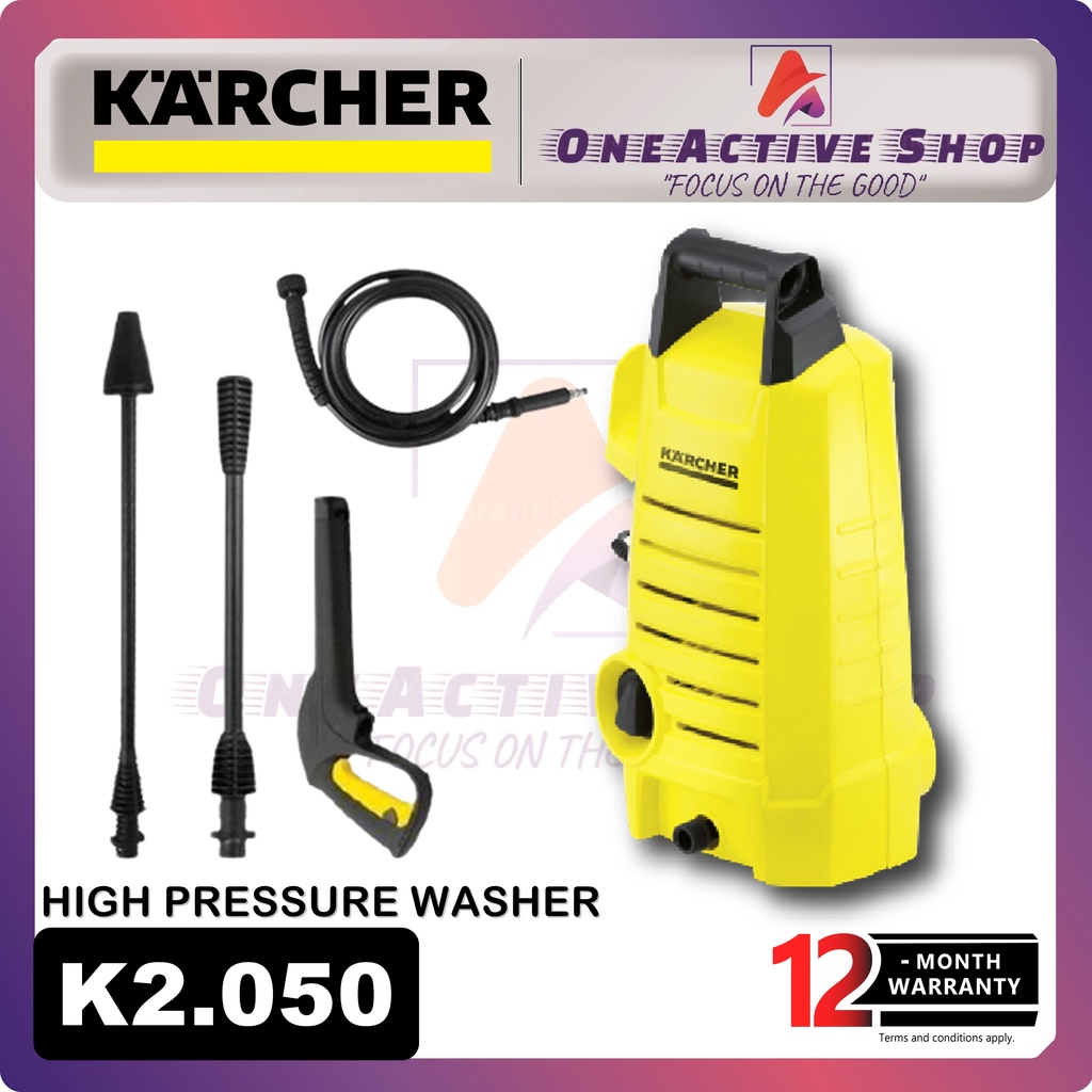 Karcher K2050 High Pressure Washer Water Jet Sprayer Cleaner 100 Bar K2050 1 Year Warranty 0945