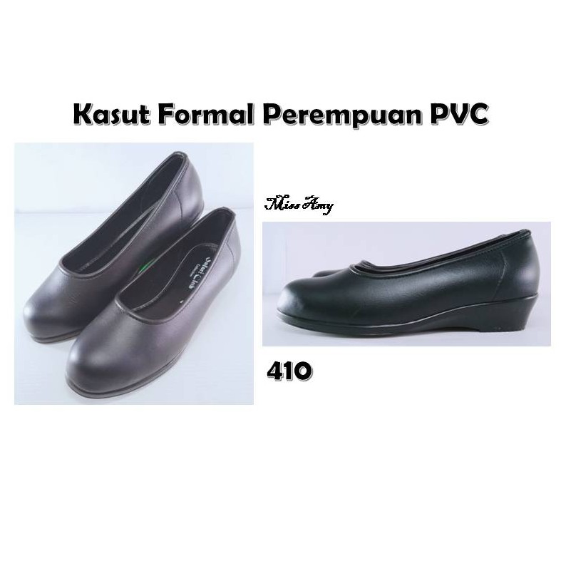 Kasut Pvc Hitam Perempuan