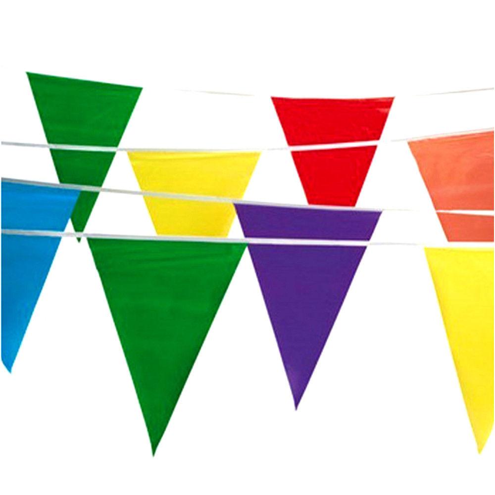 plastic triangle flags