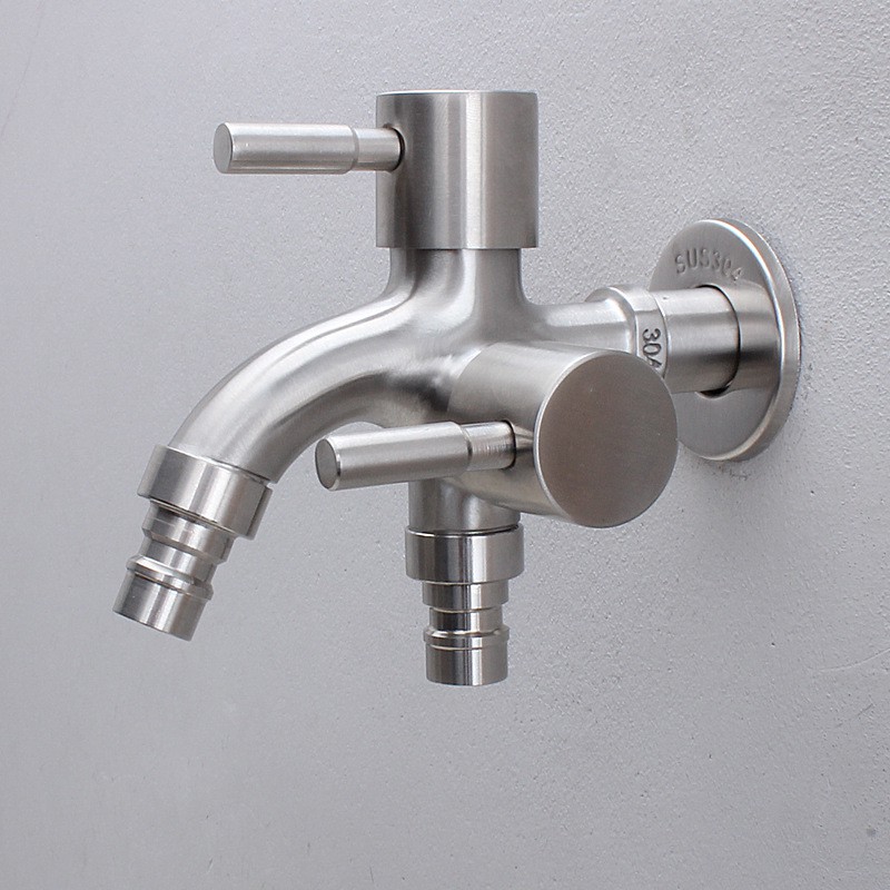 304 stainless steel double taps Multifunctional stainless steel taps ...