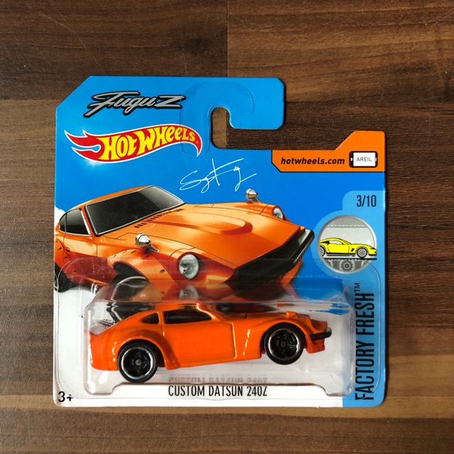 hot wheels custom datsun 240z orange