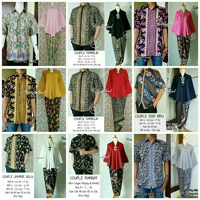 16+ Baju Raya Batik Sedondon PNG