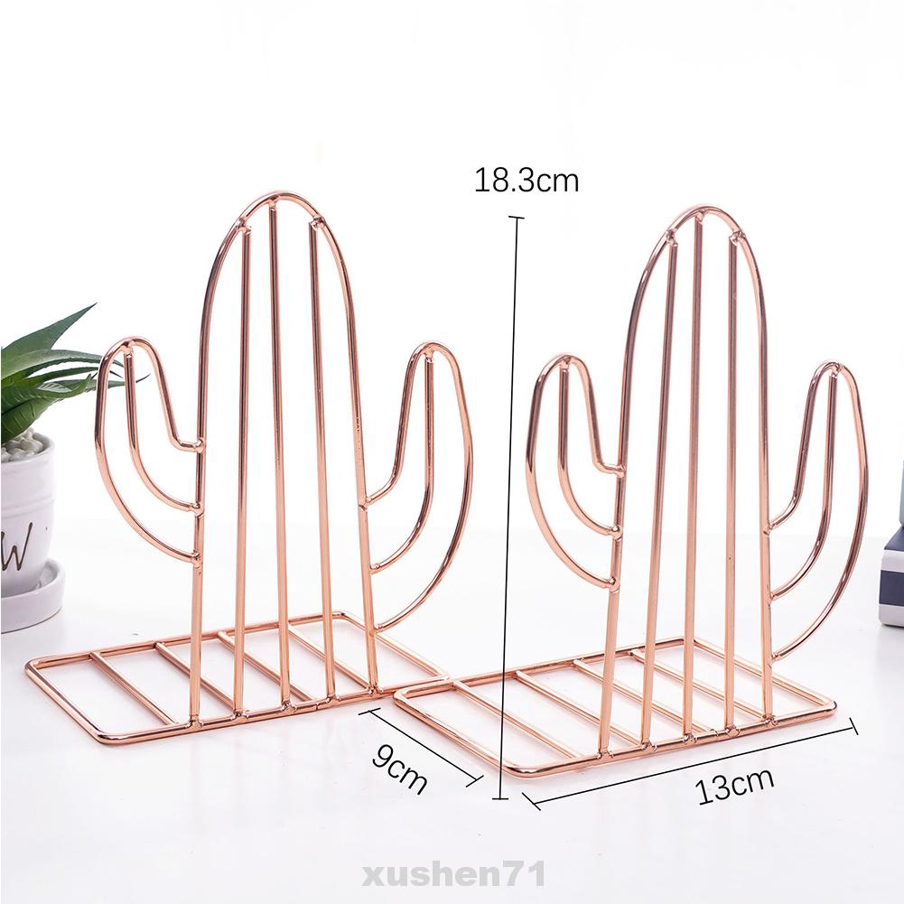 2pcs Desk Nordic Style Cactus Shaped Support Book Shelf Shopee